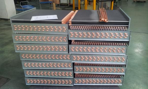 Condenser coils for industrial dehumidifier